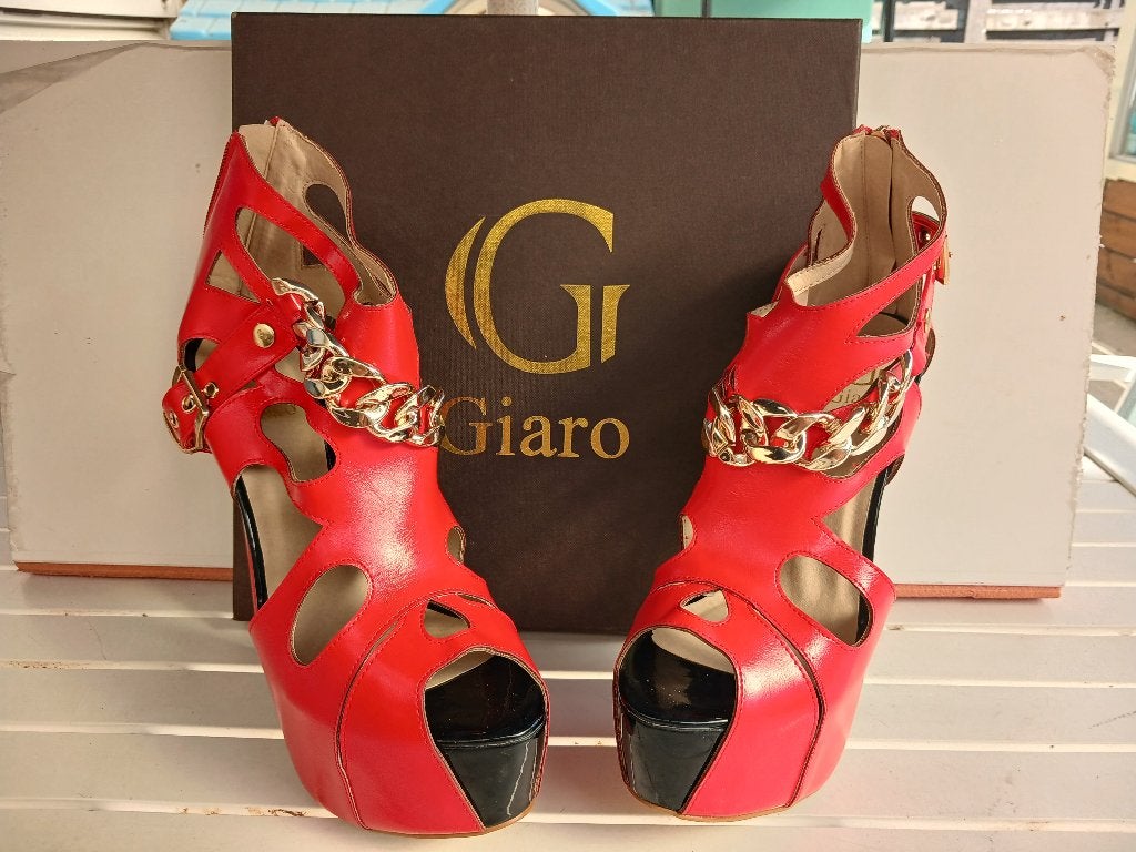 sexy pumps 39, Pumps, Verzenden, Zo goed als nieuw, Rood