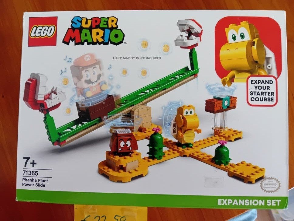 LEGO Super Mario Piranha Plant Power Slide Uitbreidingsset, Ophalen of Verzenden, Zo goed als nieuw