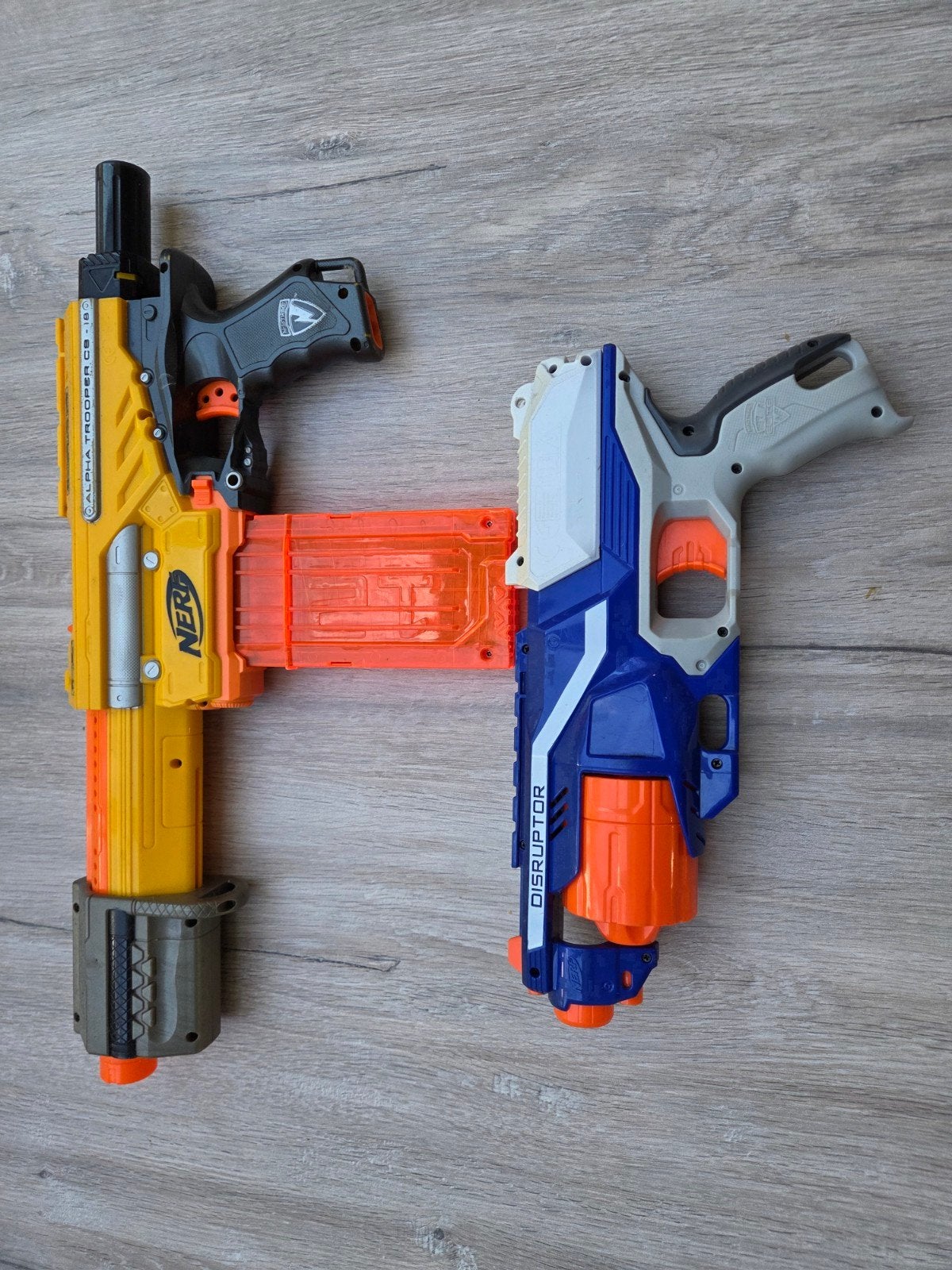 Nerf Blaster Set: Alpha Trooper CS-18 & Disruptor, Kinderen en Baby's, Ophalen of Verzenden, Gebruikt