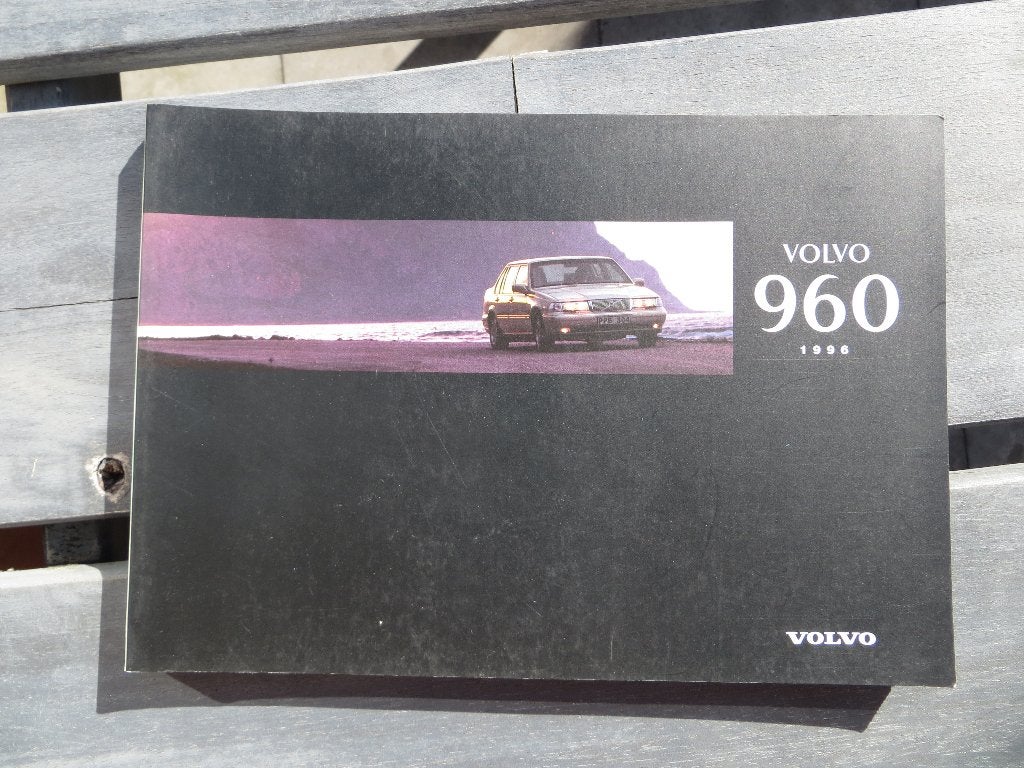 Instructieboek Volvo 960, Volvo 960 Estate + audio 1995-96, Ophalen of Verzenden
