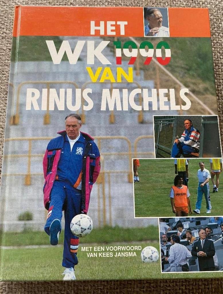 Boek Het WK 1990 van Rinus Michels, Boeken, Ophalen of Verzenden, Zo goed als nieuw, Balsport