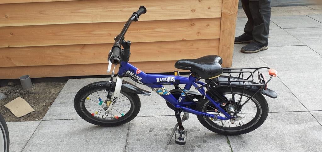 Batavus Snake Kinderfiets 16 inch - Blauw, Fietsen en Brommers, Fietsen | Kinderfietsjes, Ophalen, Gebruikt, 16 tot 20 inch
