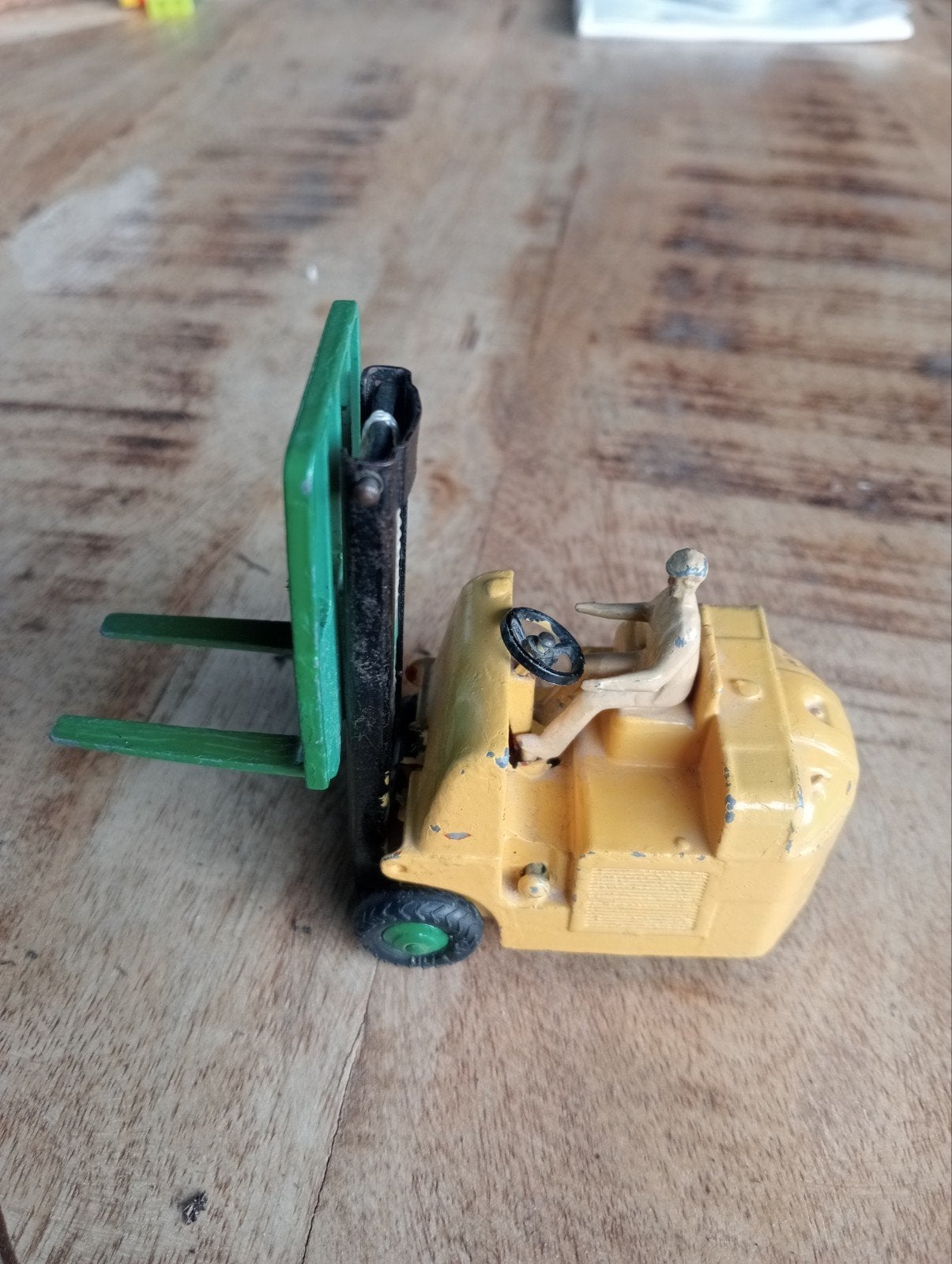 Coventry climax fork lift truck Dinky toys, Ophalen of Verzenden, Gebruikt, Bus of Vrachtwagen