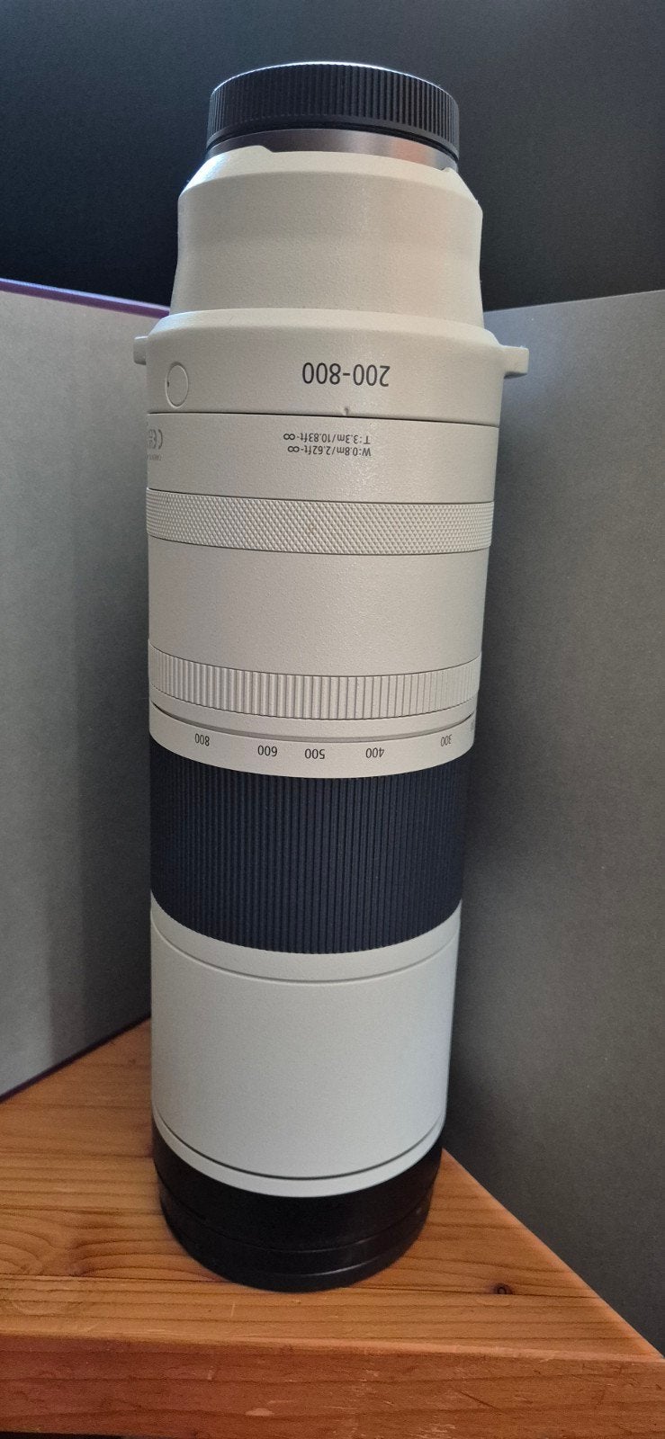 Canon RF 200-800mm F6.3-9 IS USM Telelens, Canon, Canon RF, Zo goed als nieuw, Statiefgondel