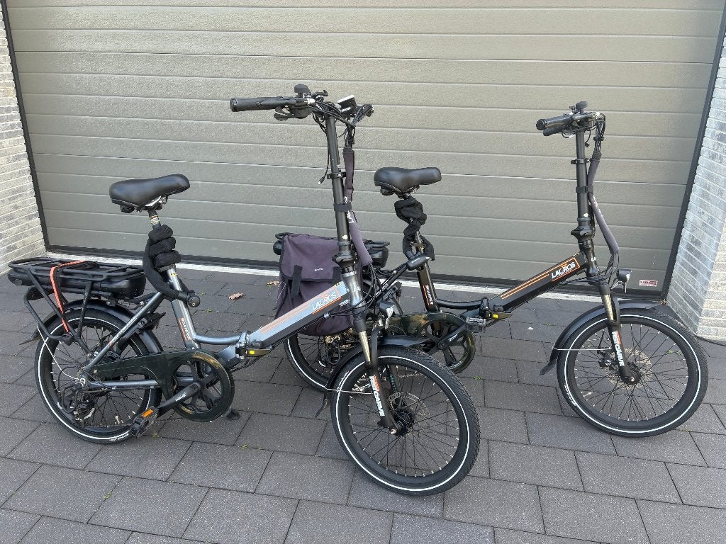 2 x Lacros s200 elertrische vouwfietsen uit 2024