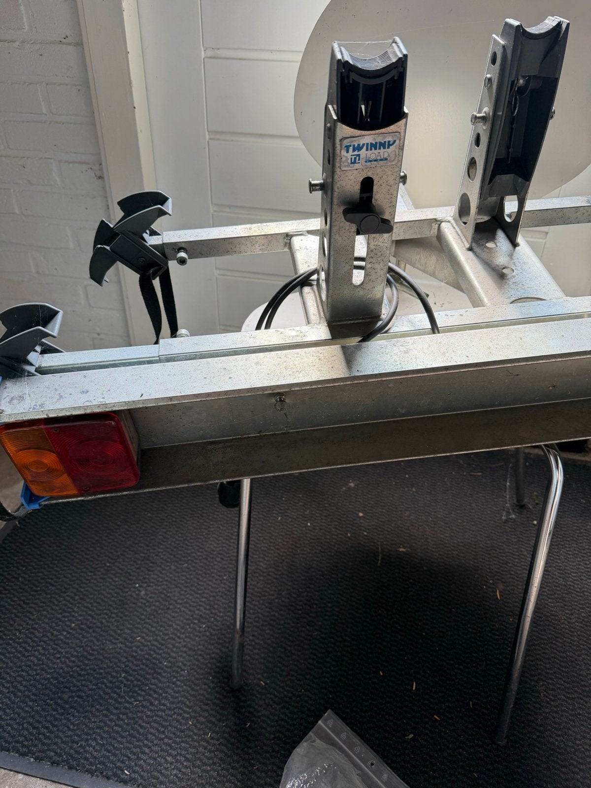 Complete Twinny Load fietsendrager voor 2 fietsen, Ophalen, 2 fietsen, Gebruikt, Trekhaakdrager