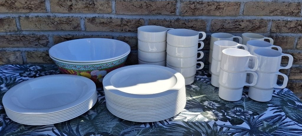 Camping servies, Ophalen of Verzenden, Gebruikt