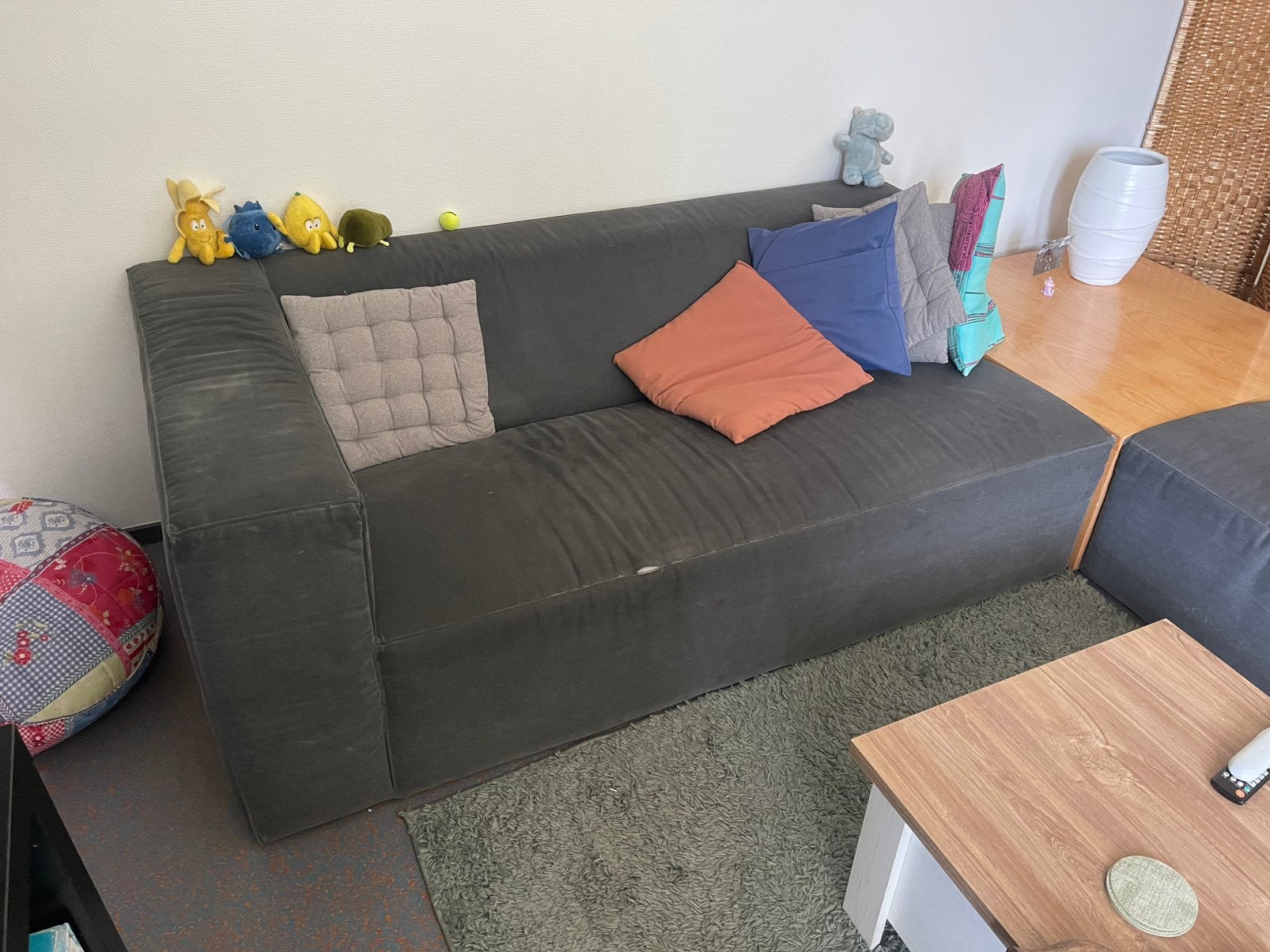 GRATIS afhalen bank (vt-wonen) incl tafel, Ophalen, Gebruikt, Hout