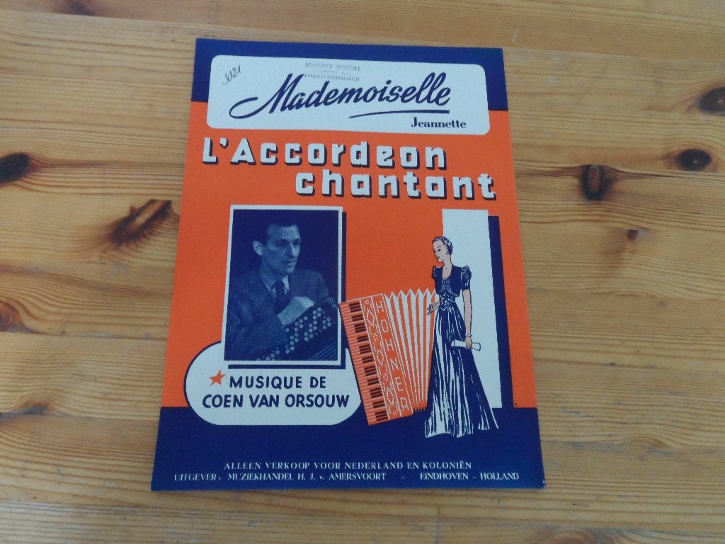 Coen van orsouw - mademoiselle tini / jeannette, Gebruikt, Ophalen of Verzenden, Artiest of Componist, Piano
