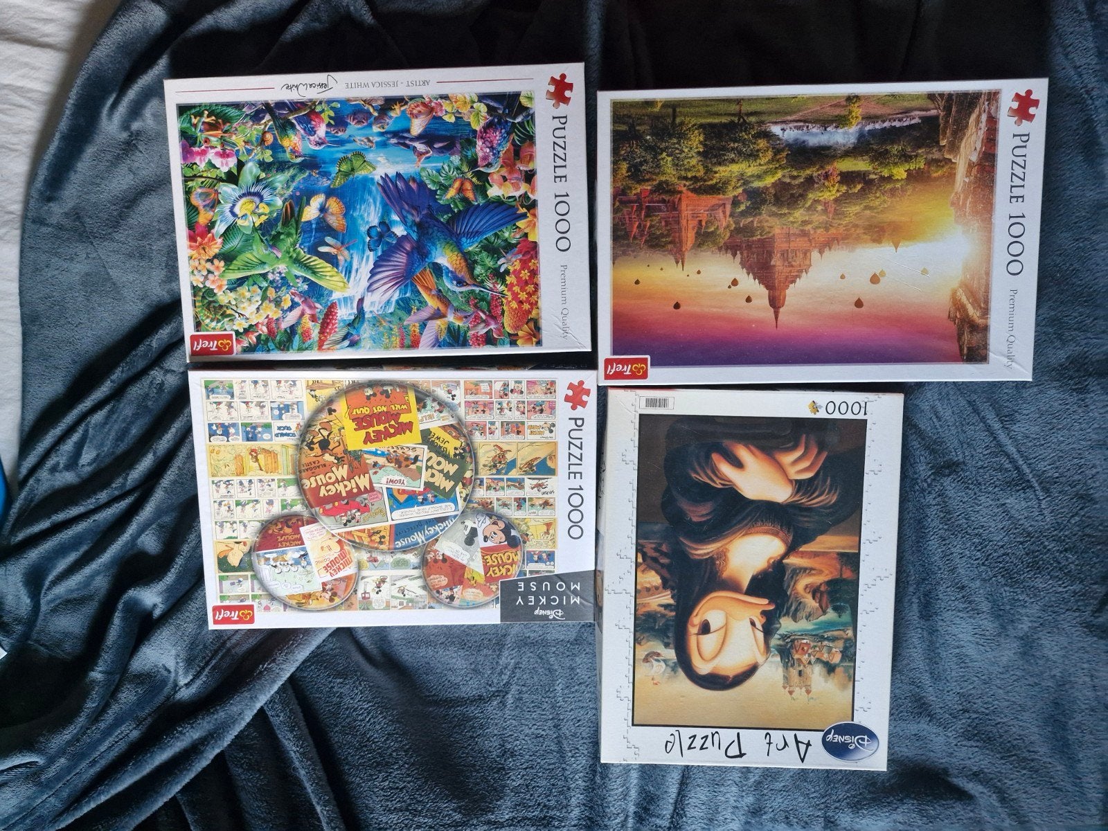 gratis 4 puzzels, Ophalen, Gebruikt