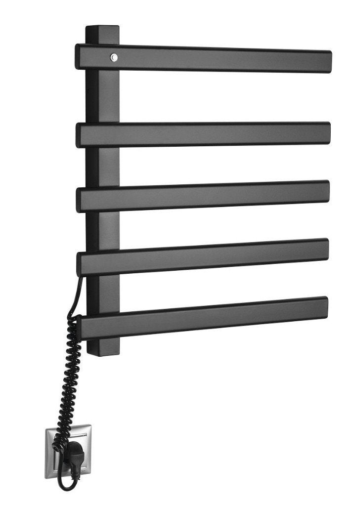 Elektrische Handdoek Radiator 63 Watt Mat Zwart 48x52x5, Ophalen, 30 tot 80 cm, Radiator, Nieuw