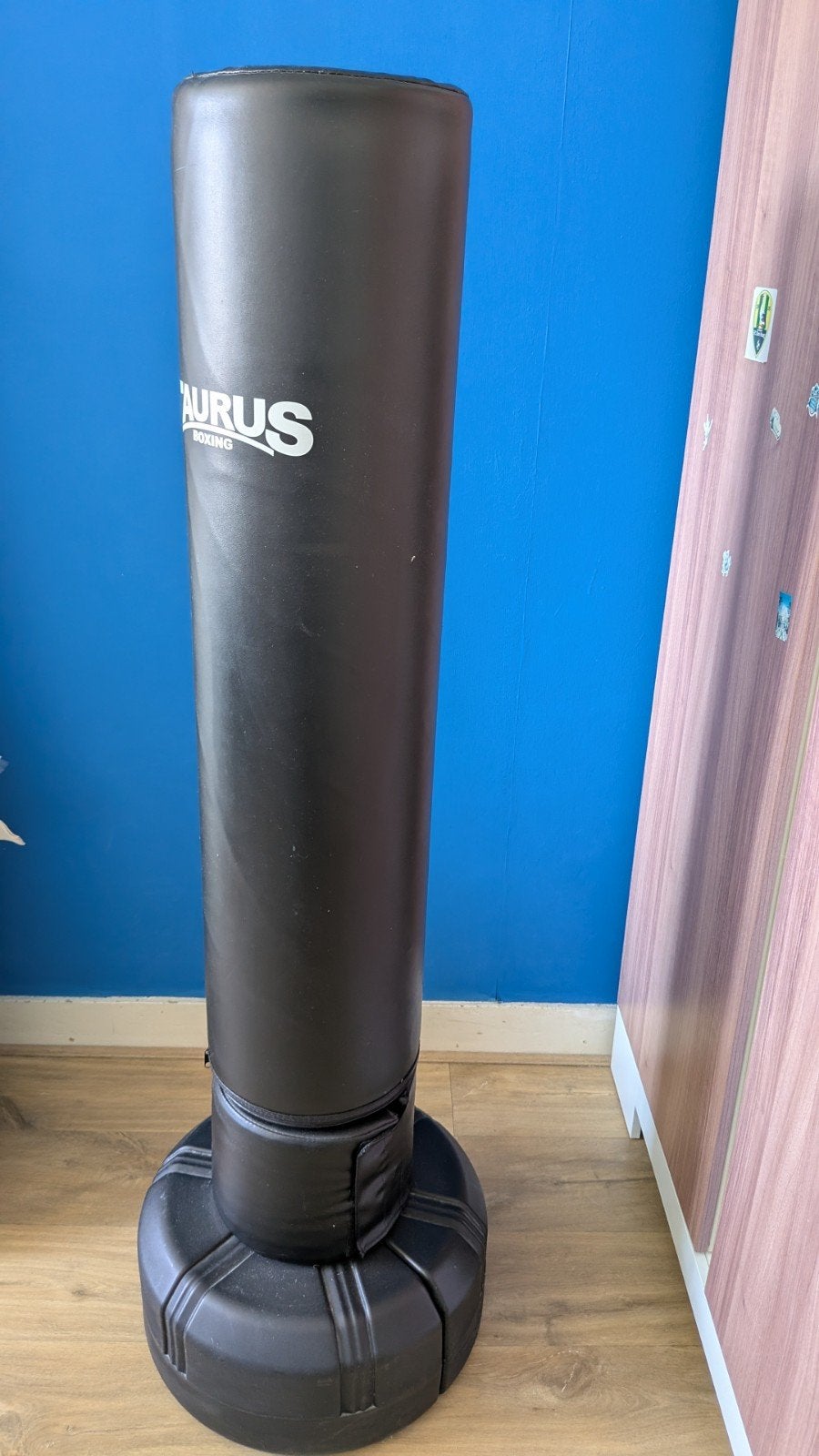Taurus Boxing Vrijstaande Bokszak - Zwart, Sport en Fitness, Ophalen, Gebruikt, Bokszak