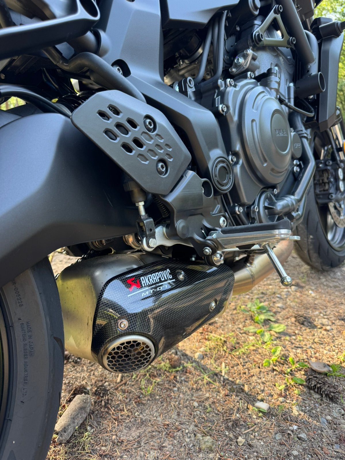 Yamaha MT-07 Akrapovic uitlaat 2025 – E-keur, Ophalen