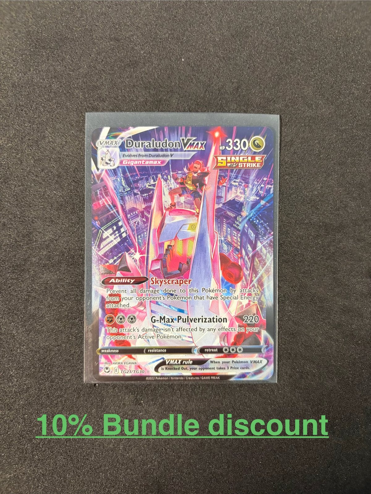 Pokemon kaart Duraludon Vmax (SIT TG21) - Silver Tempest, Hobby en Vrije tijd, Verzamelkaartspellen | Pokémon, Ophalen of Verzenden