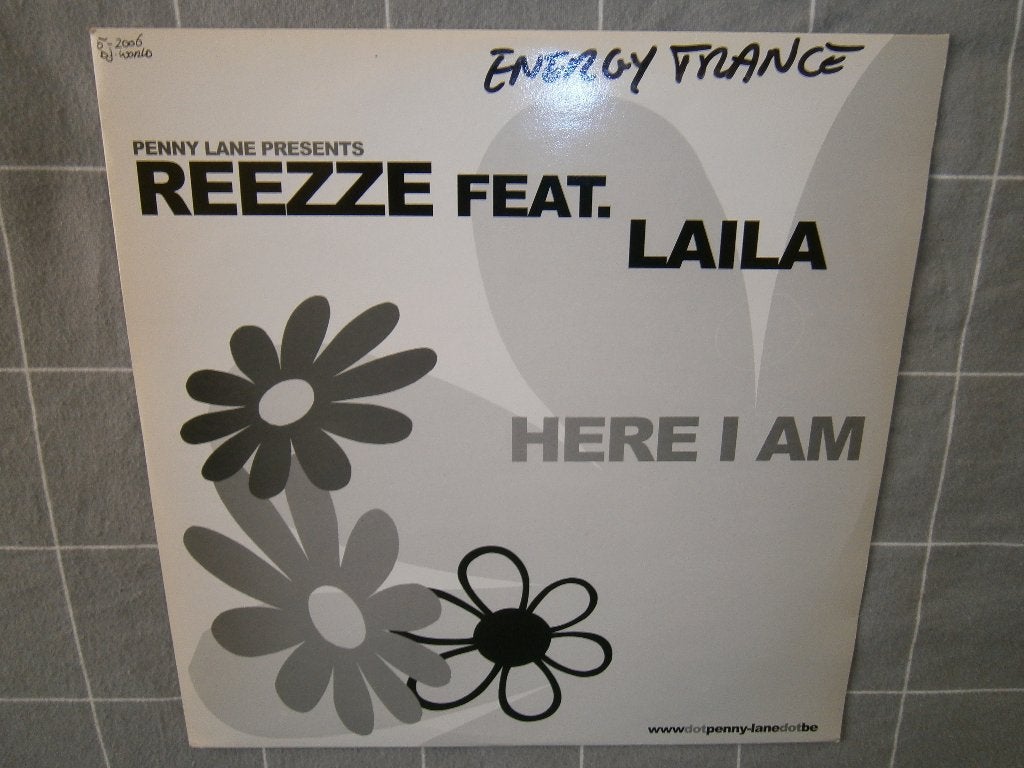 Reezze feat. Laila - Here I Am. 2006. Belgium Vocal Trance, Ophalen, Trance, Import, Zo goed als nieuw