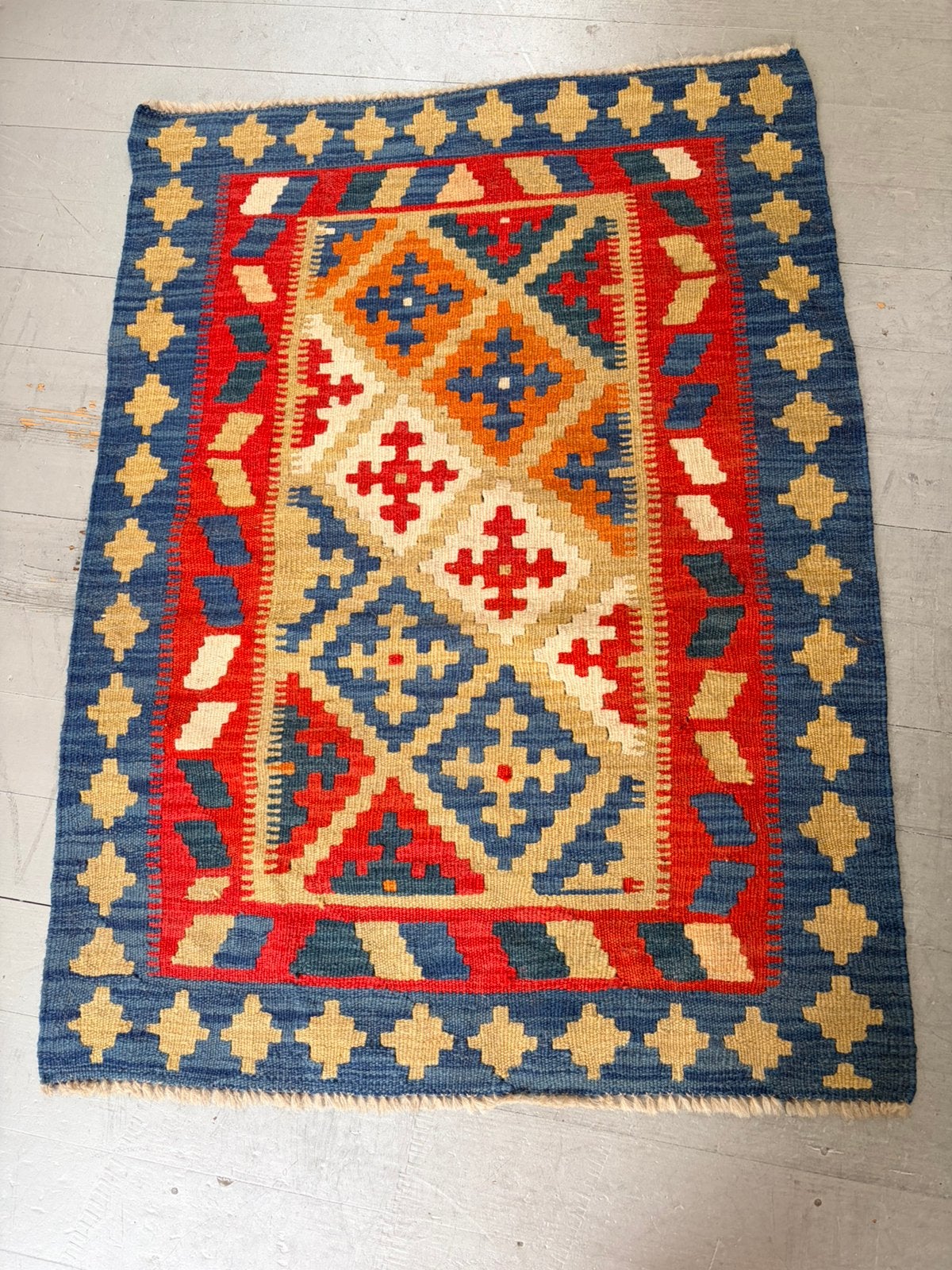 Kelim vloerkleed, Ophalen, 100 tot 150 cm, 50 tot 100 cm, Zo goed als nieuw