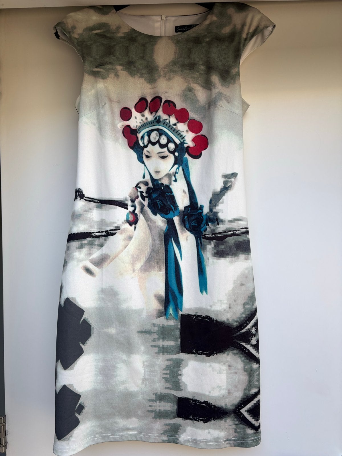 Smashed Lemon Jurk met Oosterse Print - Maat M/38, Kleding | Dames, Jurken, Maat 38/40 (M), Overige kleuren, Ophalen of Verzenden