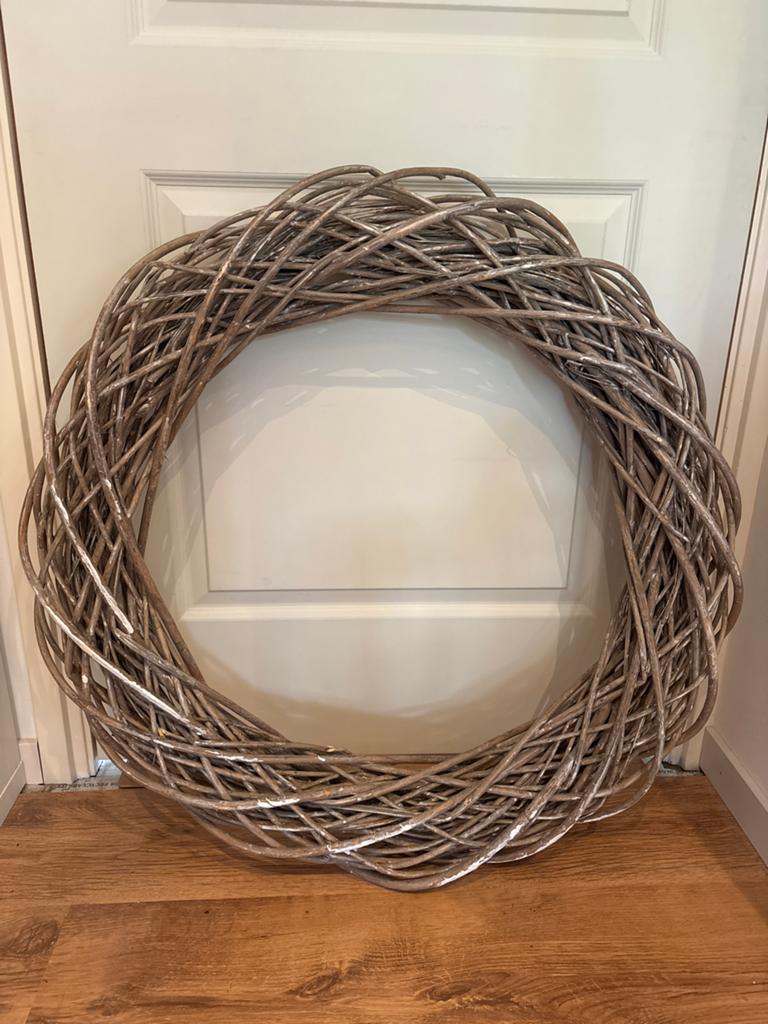 Grote Brocante Krans van Takken - 80 cm Doorsnee, Ophalen, Zo goed als nieuw
