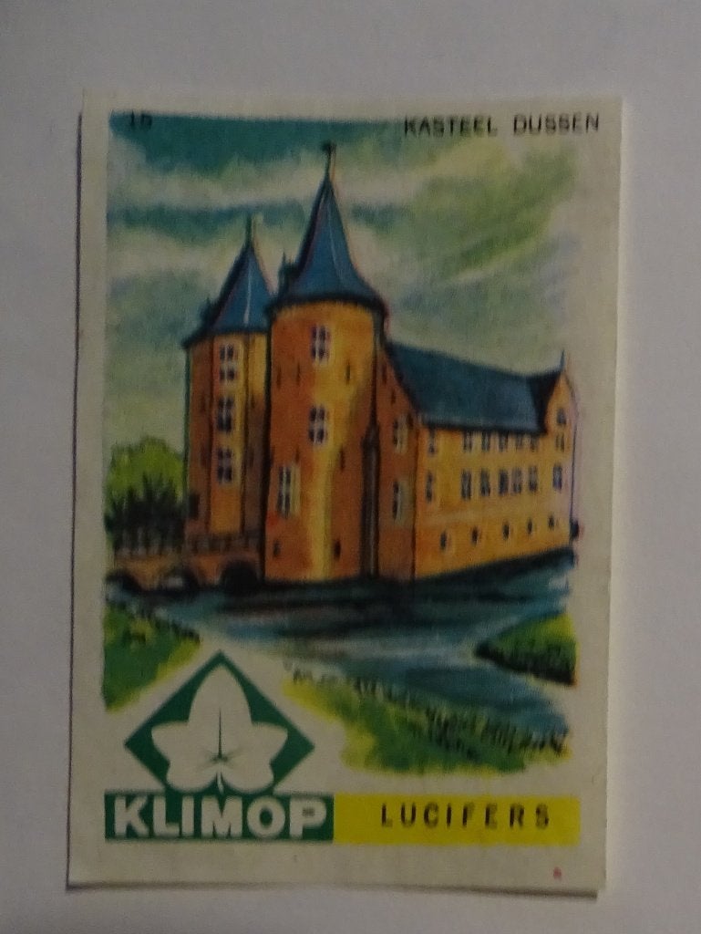 Kasteel   DUSSEN, Verzamelen, Verzenden, Zo goed als nieuw, Luciferdoosjes of -merken
