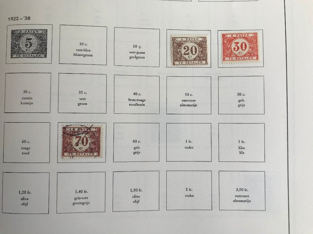 België postzegel strafportzegel 1922 - 38, Verzenden, 1 plakker, Postfris, Overig