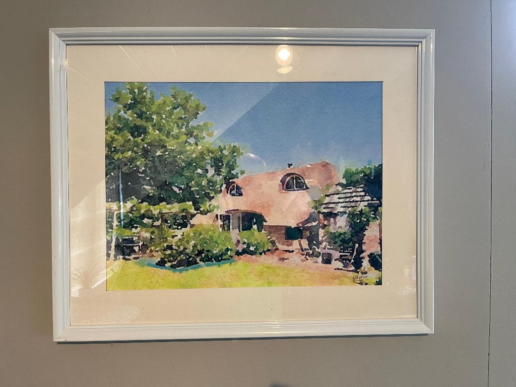 Jouw huis als schilderij – vanaf €14,95, 48 cm, Meerkleurig, Papier/karton, Nieuw