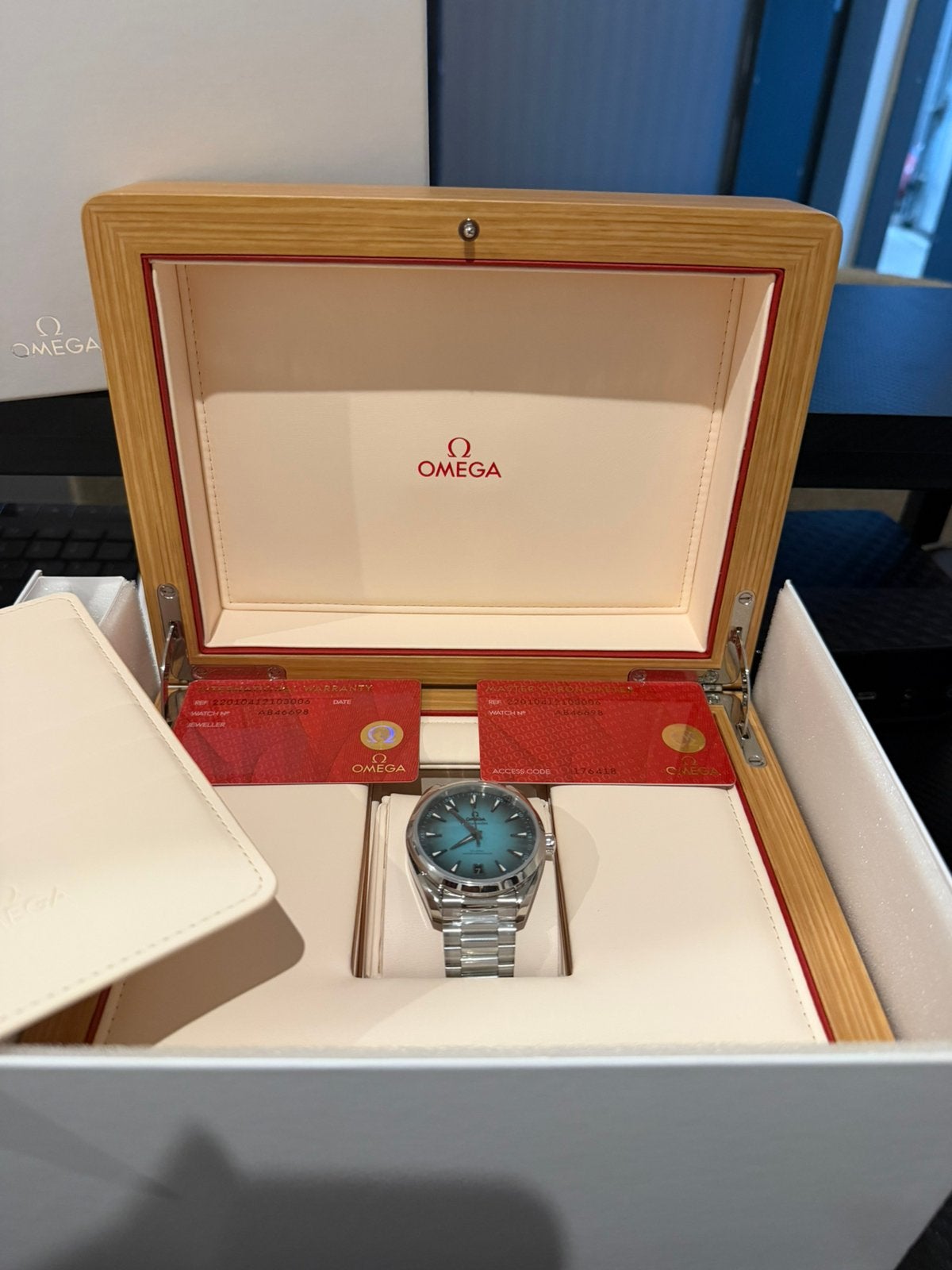 Omega Seamaster Aqua Terra 150M 41mm –Turquoise Dial – Nieuw, Polshorloge, Nieuw, Ophalen of Verzenden, Omega