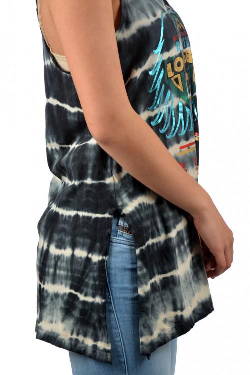RUDE RIDERS TANK TOP DAYTONA BEACH DARK GREY maat L, Kleding | Dames, Ophalen, Overige kleuren, Maat 42/44 (L), Nieuw