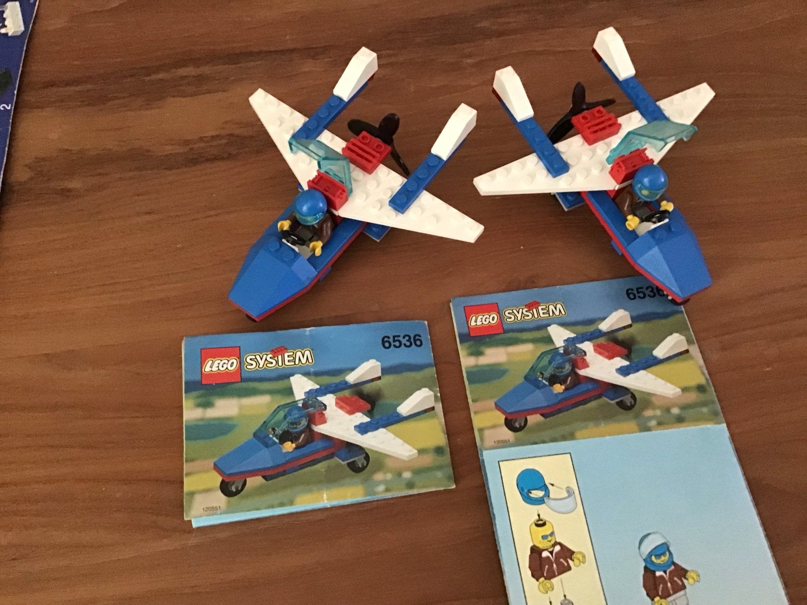 Lego System 6536: Twee Compleet met Instructies, Gebruikt, Overige thema's, Lego, Ophalen of Verzenden
