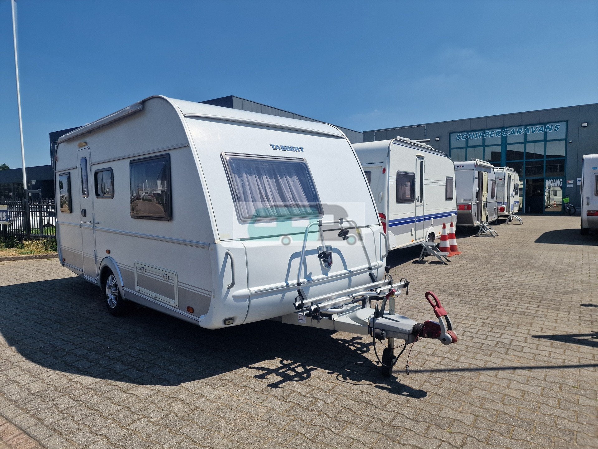 Tabbert vivaldi 460 TD mover, voortent, luifel (bj 2011), Tabbert, Bedrijf, 6 tot 7 meter, Schokbreker