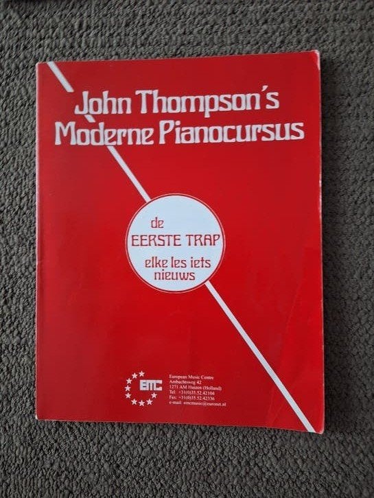 John Thompson's Moderne Pianocursus: Eerste Trap, Muziek en Instrumenten, Bladmuziek, Ophalen of Verzenden, Zo goed als nieuw