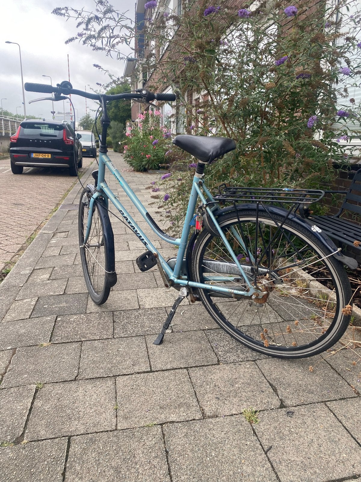 Batavus Sienna Damesfiets - Blauw, Ophalen, Velgrem, Versnellingen, Batavus