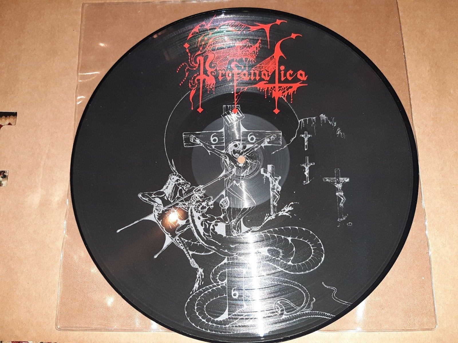 Profanatica – Collection Picture Disc Black Metal, LP, Ophalen of Verzenden, Zo goed als nieuw, Picture disc