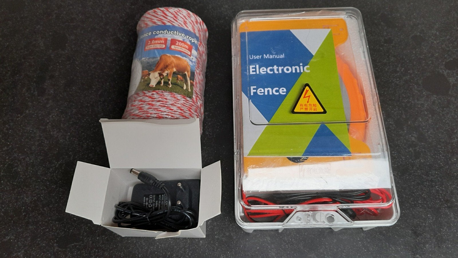 Schrikdraad apparaat 12 volt kompleet, Dieren en Toebehoren
