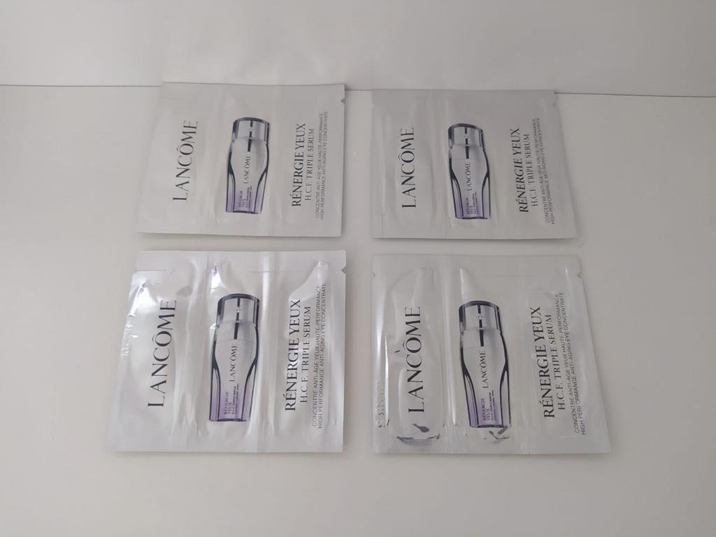 Nieuw 4x Lan-come Renergie Eye Triple Serum 1ml sample, Ophalen of Verzenden, Nieuw