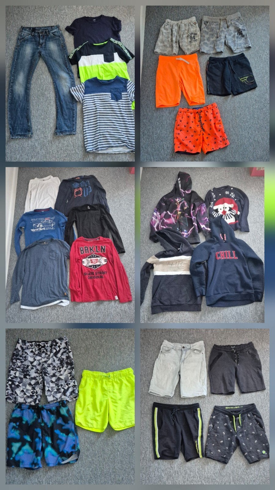 Kledingpakket jongen maat 146/152, Verzenden, Gebruikt, Maat 146