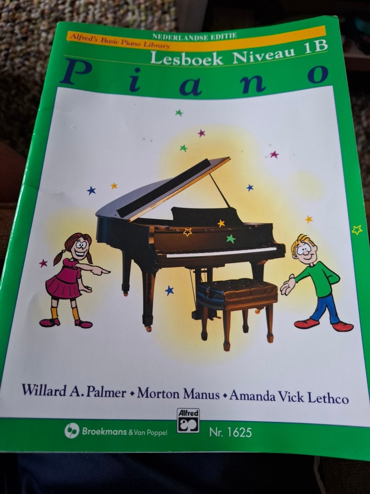 Alfred's Basic Piano Library Lesboek Niveau 1B, Muziek en Instrumenten, Ophalen of Verzenden, Les of Cursus, Piano