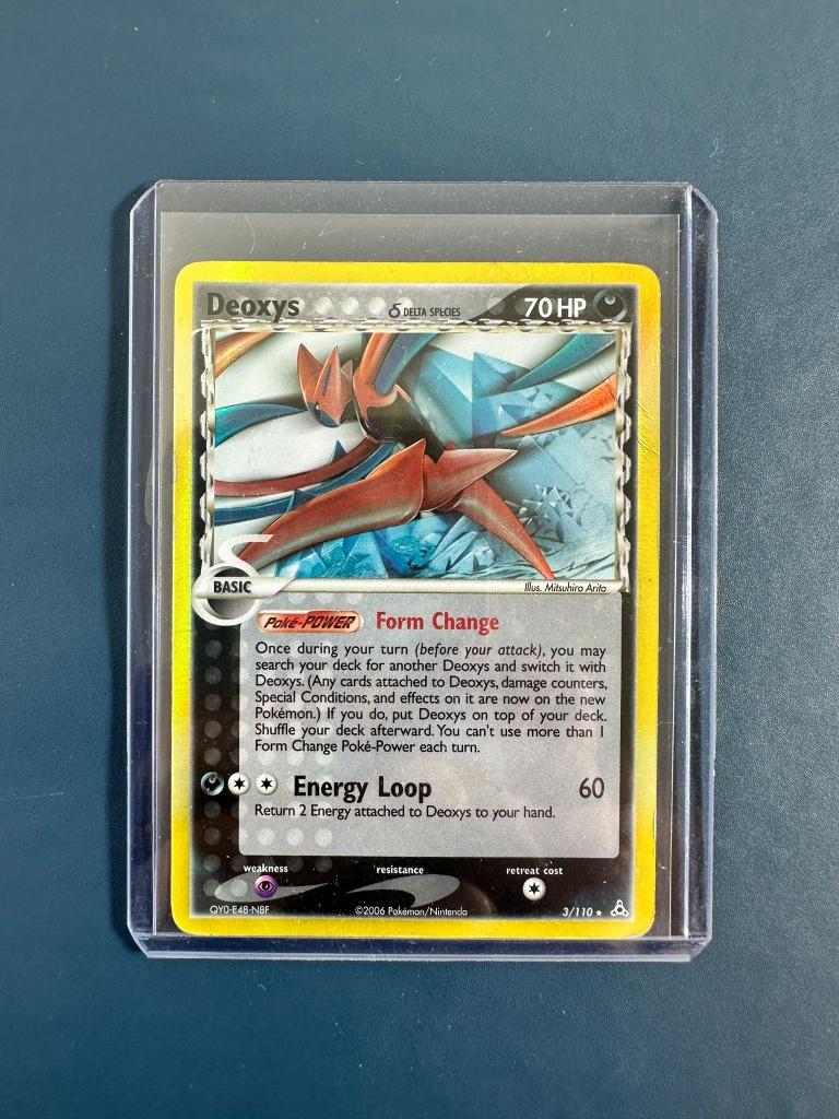 Deoxys Holo 3/ 110 Holon Phantoms Pokémon kaart, Ophalen of Verzenden, Zo goed als nieuw, Losse kaart, Foil