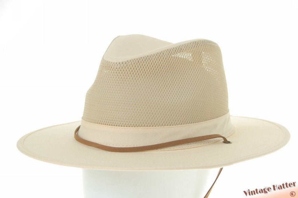 Ventilerende Australische hoed zacht beige 58, 59, 60 en 61, Ophalen of Verzenden, Nieuw, 58 of 59 cm (L, 7¼ of ⅜ inch), Hoed