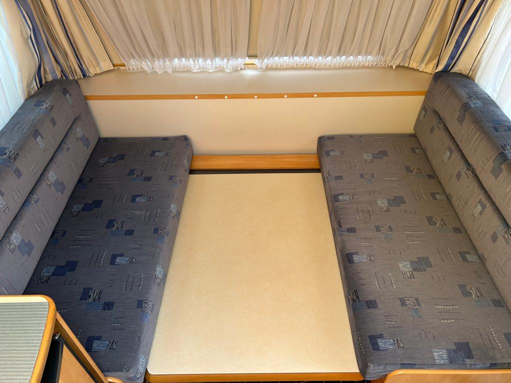 Caravan dinette kussens met tafel Fendt, Caravans en Kamperen, Caravan accessoires, Ophalen, Gebruikt