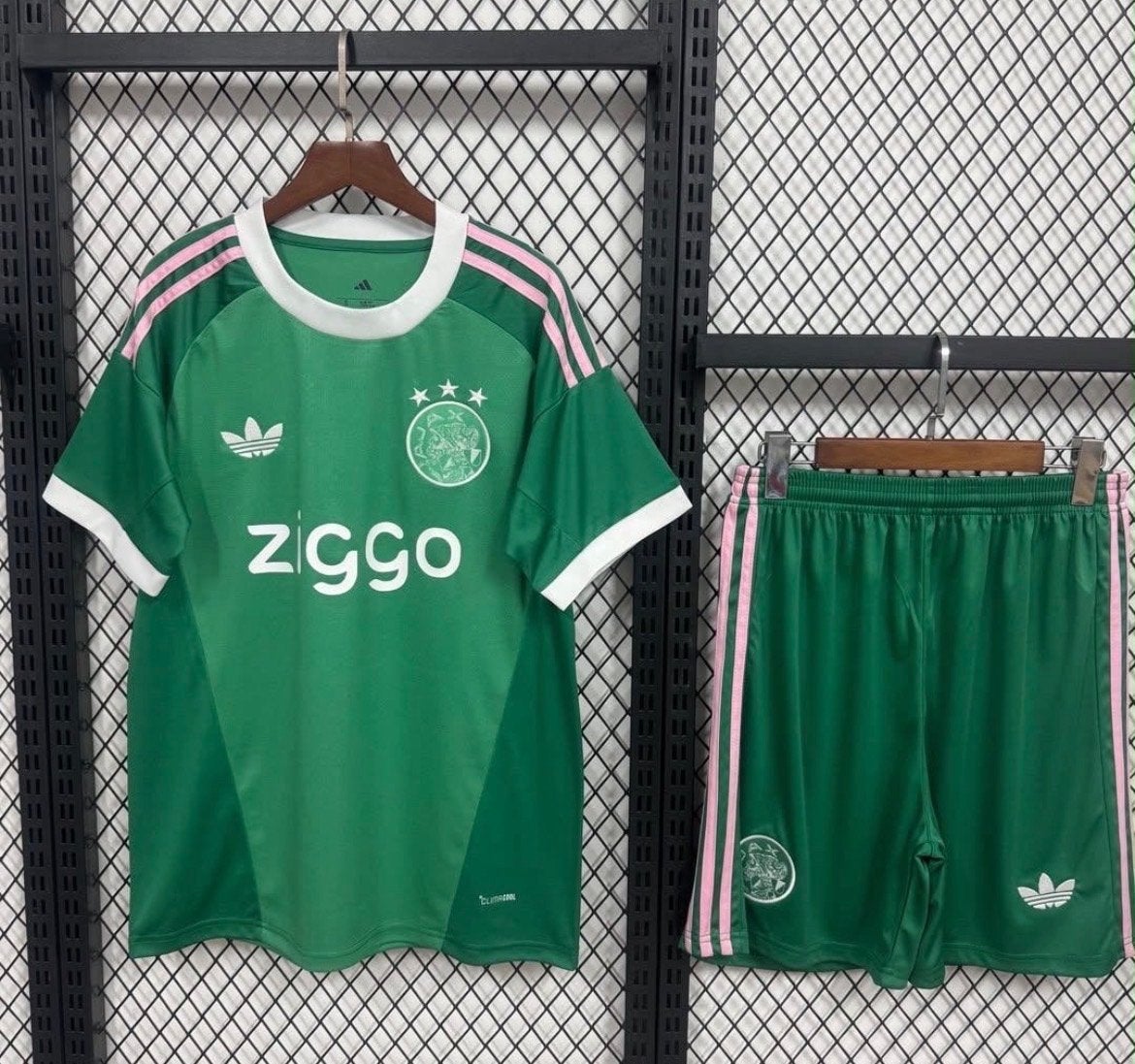 Ajax Keepers tenue 26-27 Groen - Alle maten beschikbaar, Sport en Fitness, Maat L, Ophalen of Verzenden, Nieuw, Set