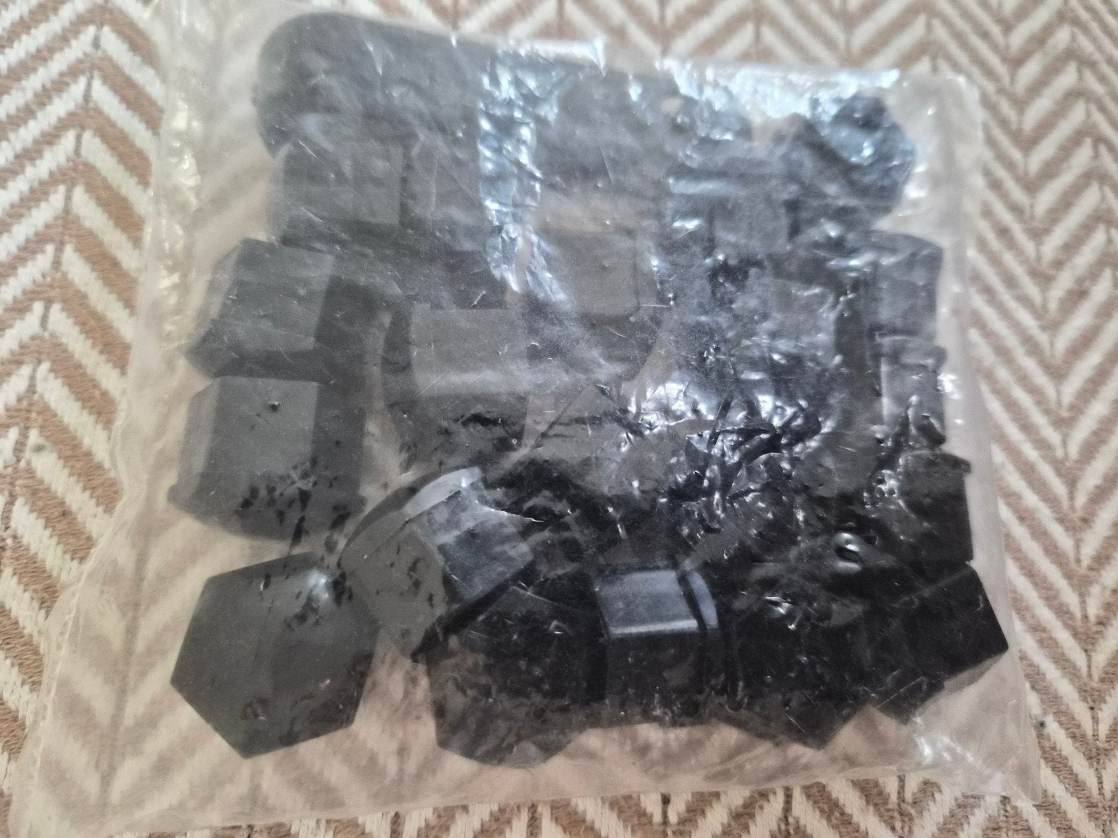Zwarte wielmoerdoppen set - Nieuw, Auto diversen, Wieldoppen, Ophalen of Verzenden, Nieuw