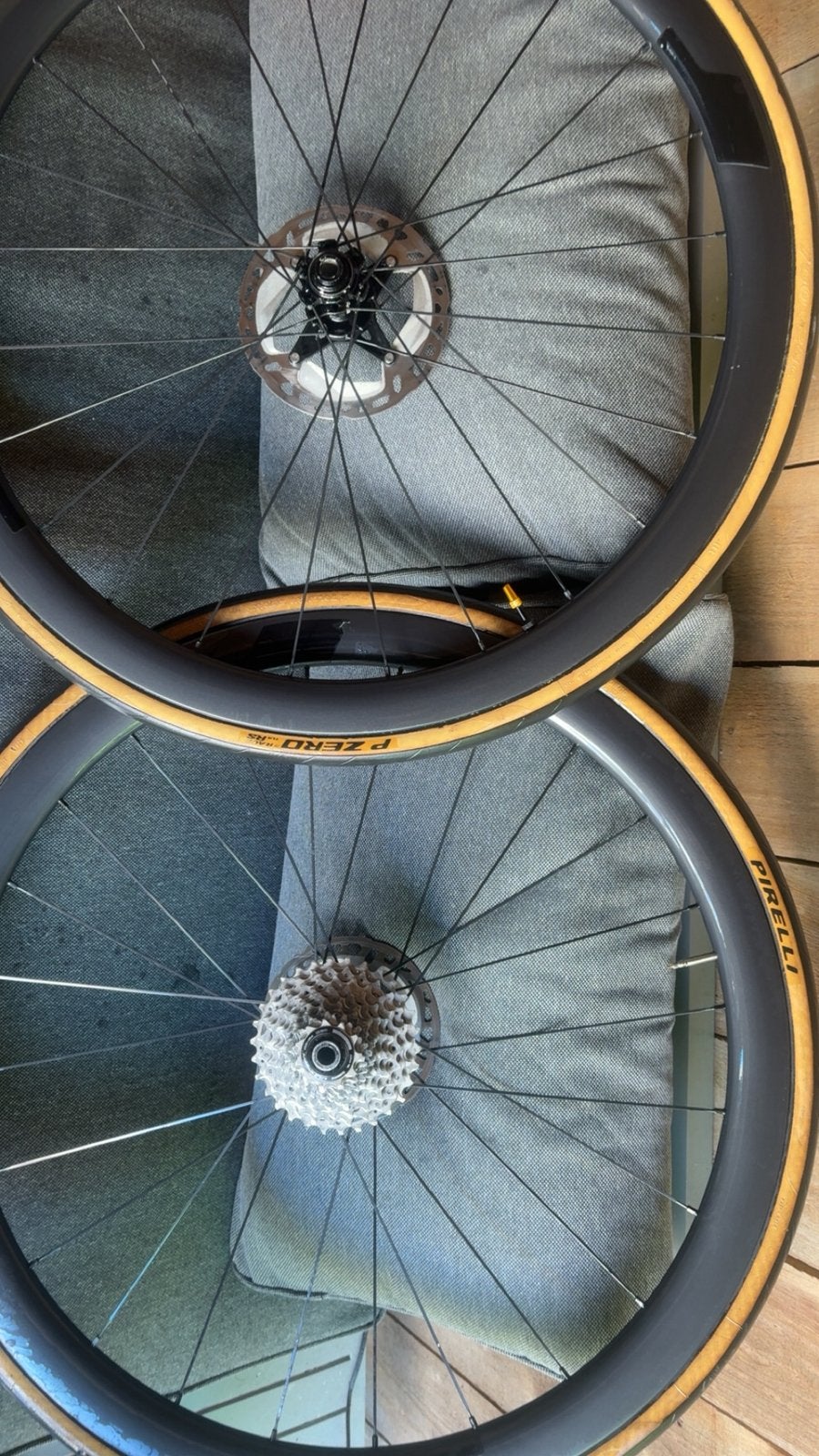 racefiets wielen, Fietsen en Brommers, Fietsonderdelen, Ophalen, Zo goed als nieuw, Racefiets, Carbon