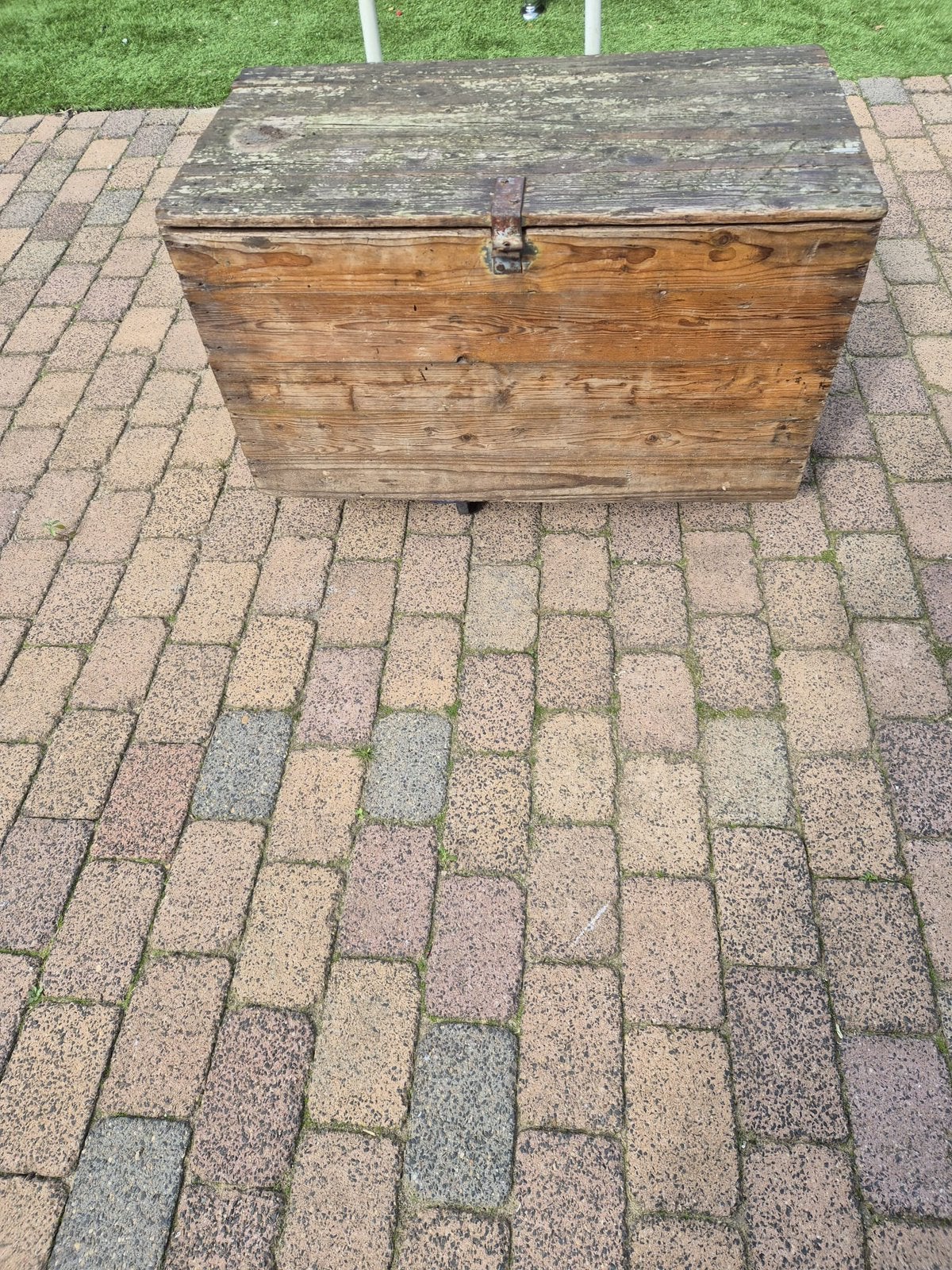 Houten kist, Huis en Inrichting, Ophalen, Gebruikt, 50 tot 100 cm, Minder dan 50 cm