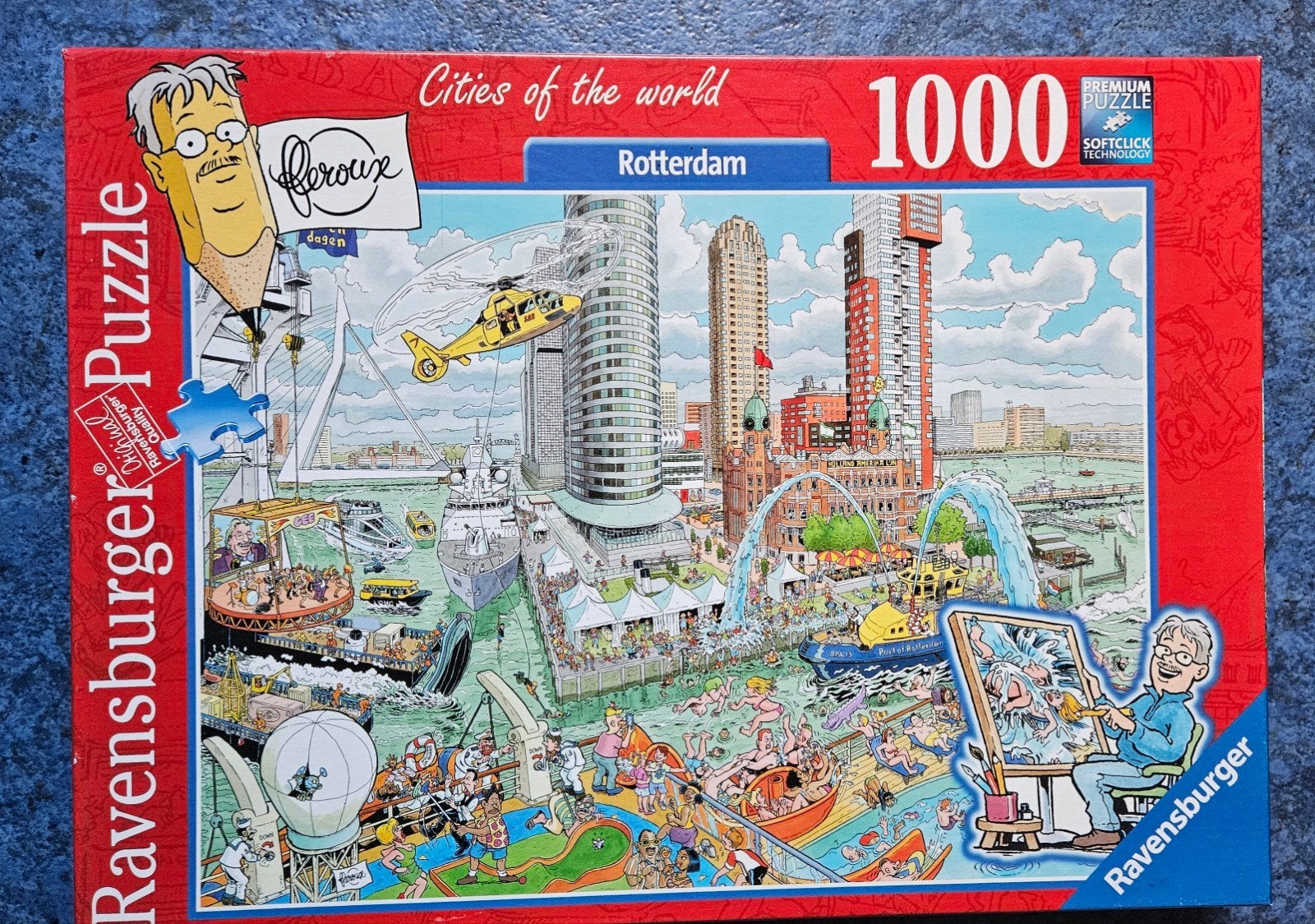 cities of the world puzzels te koop, Hobby en Vrije tijd, Ophalen of Verzenden, 500 t/m 1500 stukjes, Zo goed als nieuw