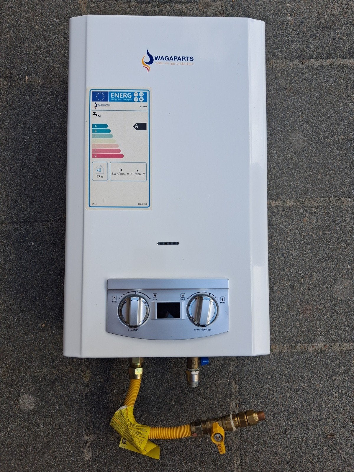 Wagaparts 20-EME Gas Geiser (LPG) - Zo goed als nieuw, Geiser, Ophalen of Verzenden, Zo goed als nieuw, Minder dan 20 liter