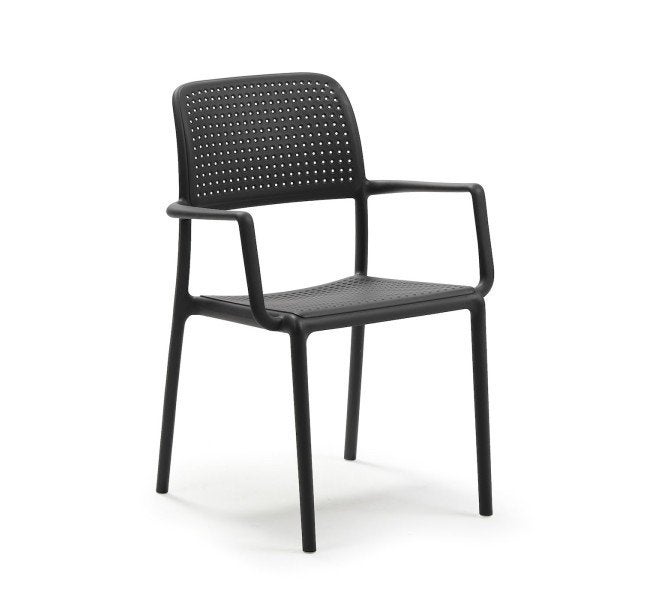 4 stuks (nieuw) Nardi Bora Tuinstoel - Stapelbaar, Ophalen, Nieuw, Kunststof, Stapelbaar