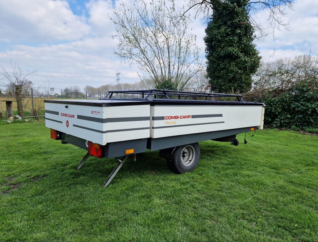 Combi-Camp Venezia vouwwagen - Compleet en goed onderhouden, Caravans en Kamperen, Ophalen, Combi-Camp, Beige, Tot en met 3