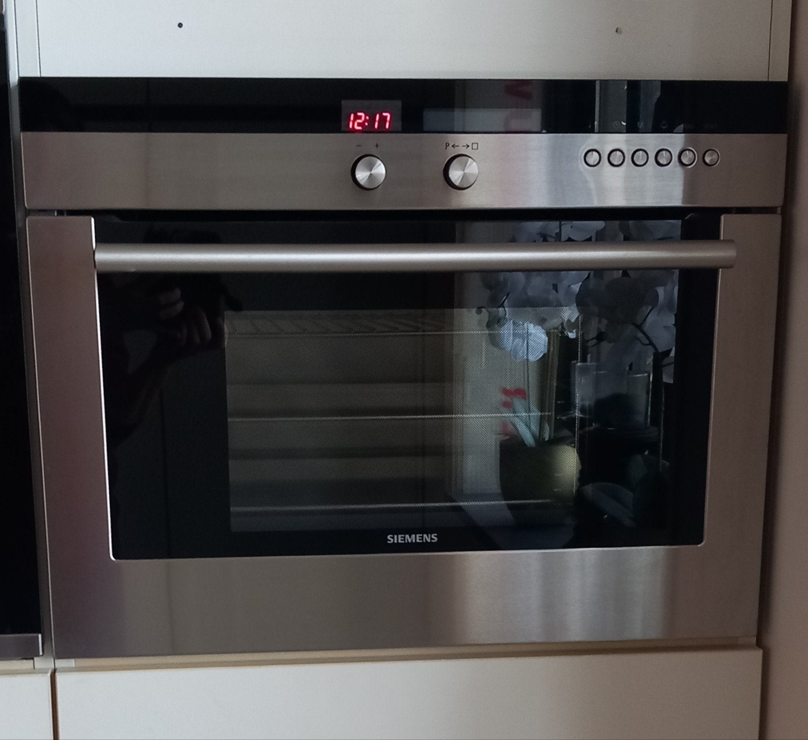 Siemens Stoomoven - Inbouw - Zo goed als nieuw, Witgoed en Apparatuur, Ovens, Ophalen, 45 tot 50 cm, Siemens, Inbouw