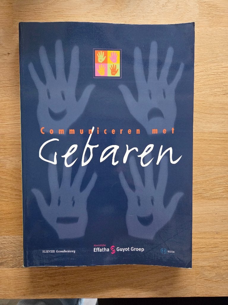 Communiceren met gebaren, Verzenden, Zo goed als nieuw, Effatha Guyot Groep