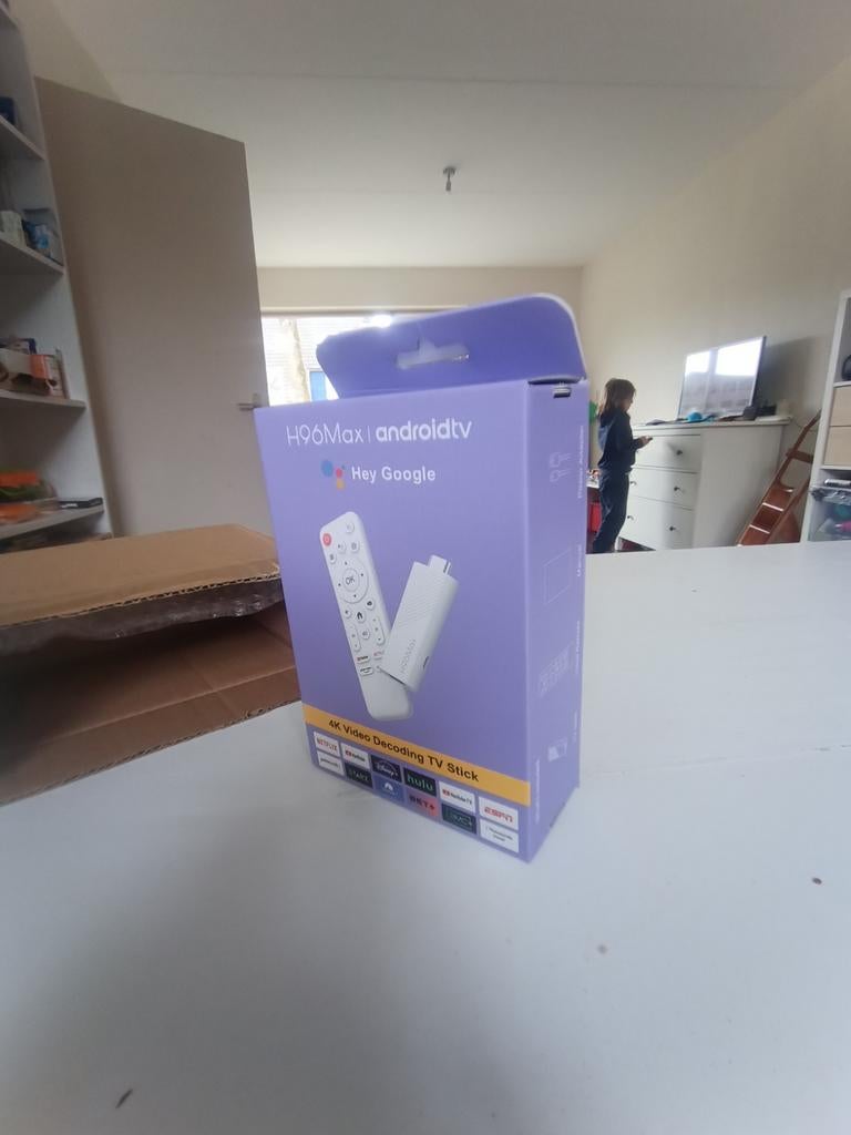 H96 Max Android 14 TV Stick Quad-Core 8GB Wifi 6, 2.4/5Gh, Ophalen of Verzenden, Nieuw, HDMI, Zonder harde schijf